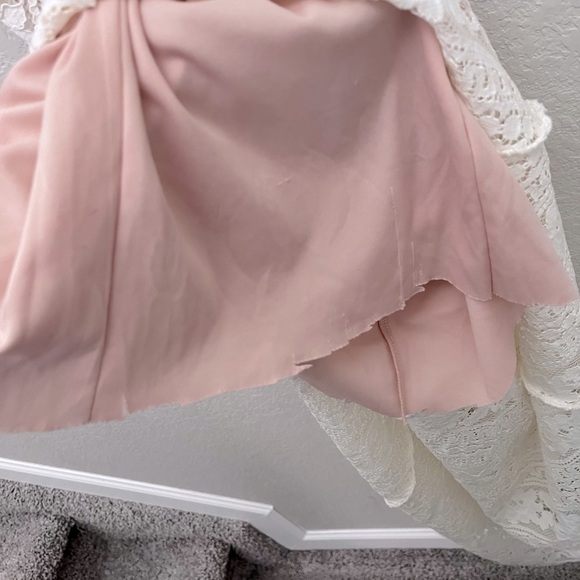 Alianna White Lace Mermaid Maxi Dress Lulus Size XS Romantic Bridal Shower - Picture 10 of 10